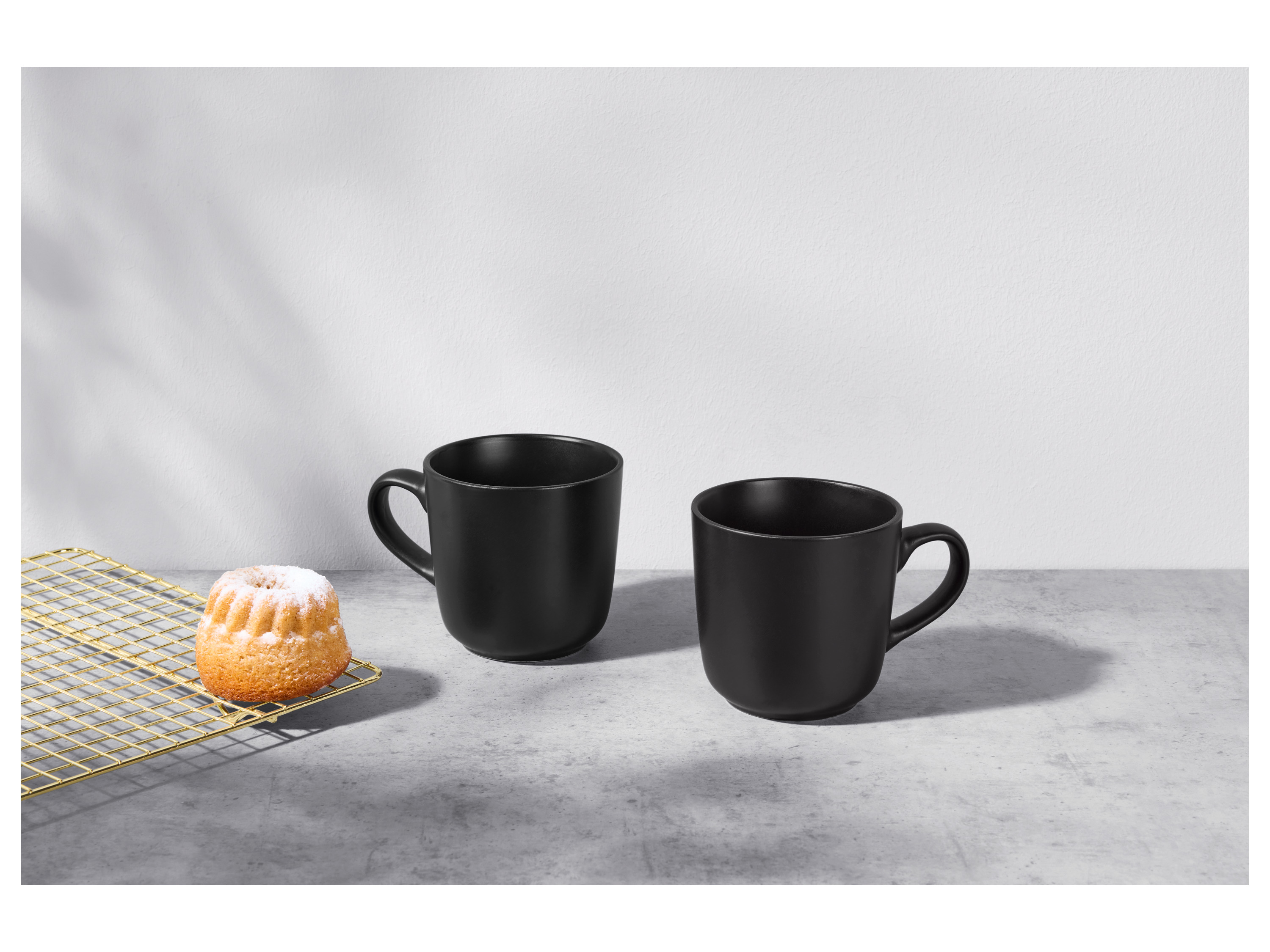 Thumbnail - SILVERCREST® Schüssel/ Tassen/ Teller 2er Set (Tassen Set, Schwarz)