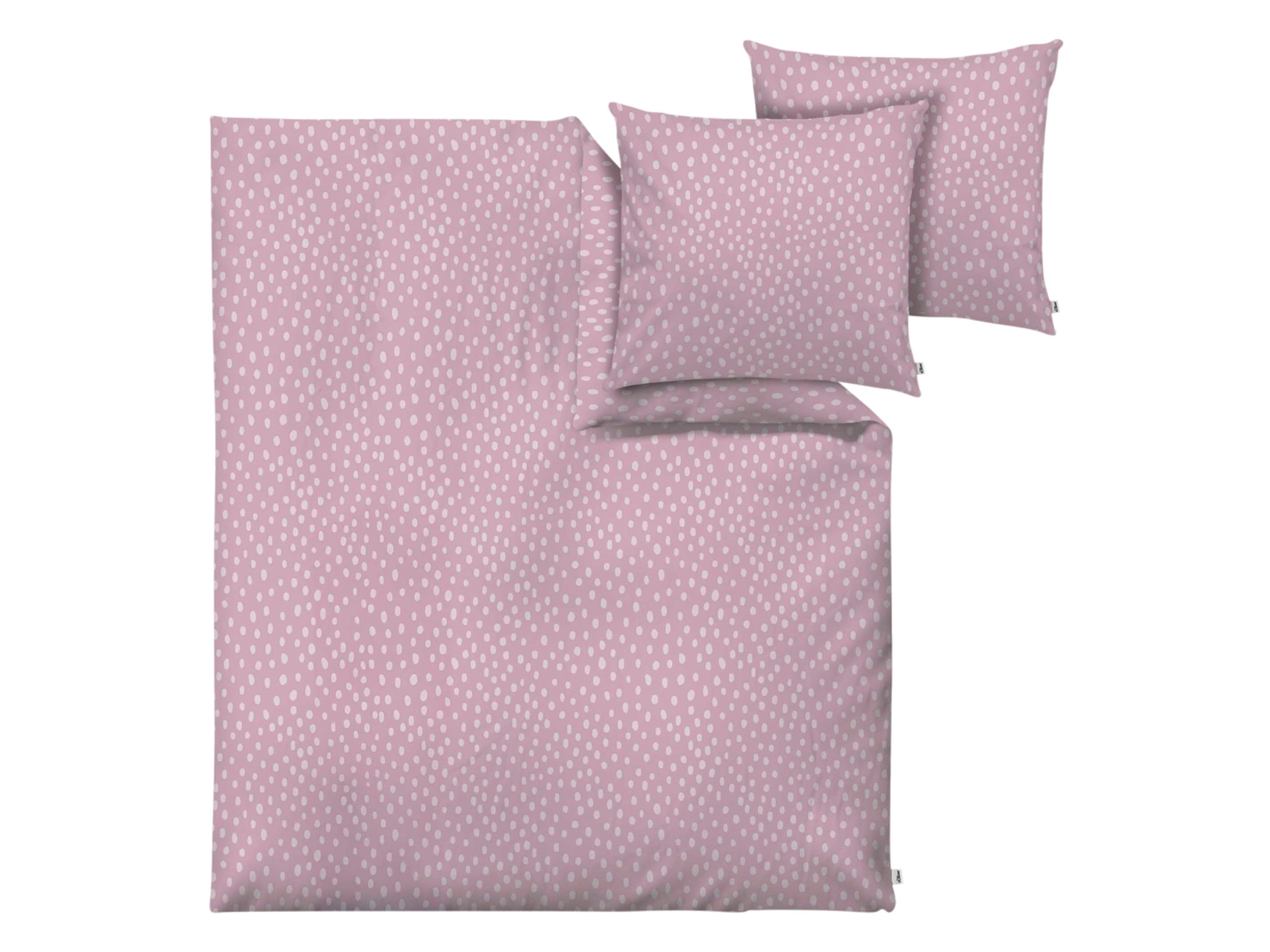 S.OLIVER Mako Satin Bettwäsche, 200 x 220 cm (Rosa)