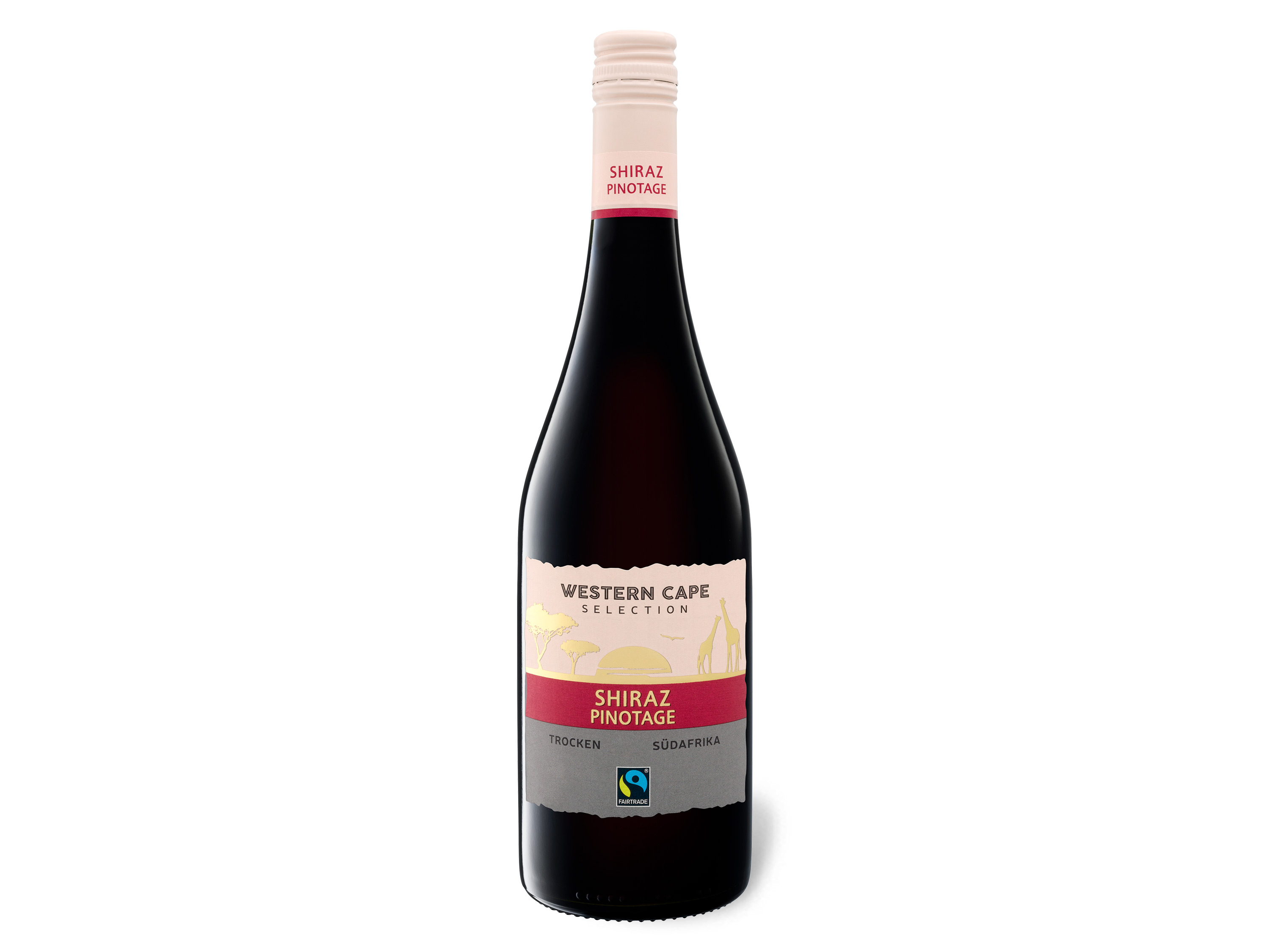 Fairtrade Shiraz/Pinotage Western Cape trocken, Rotwein 2022 – Mindestbestellmenge 6 | 04056489526209
