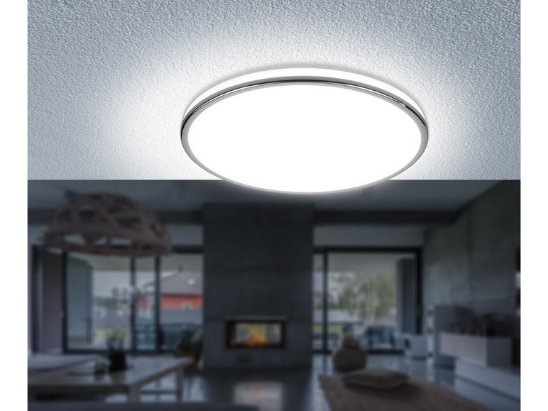 LED-Wand- und Deckenleuchte mit warmweißem Licht