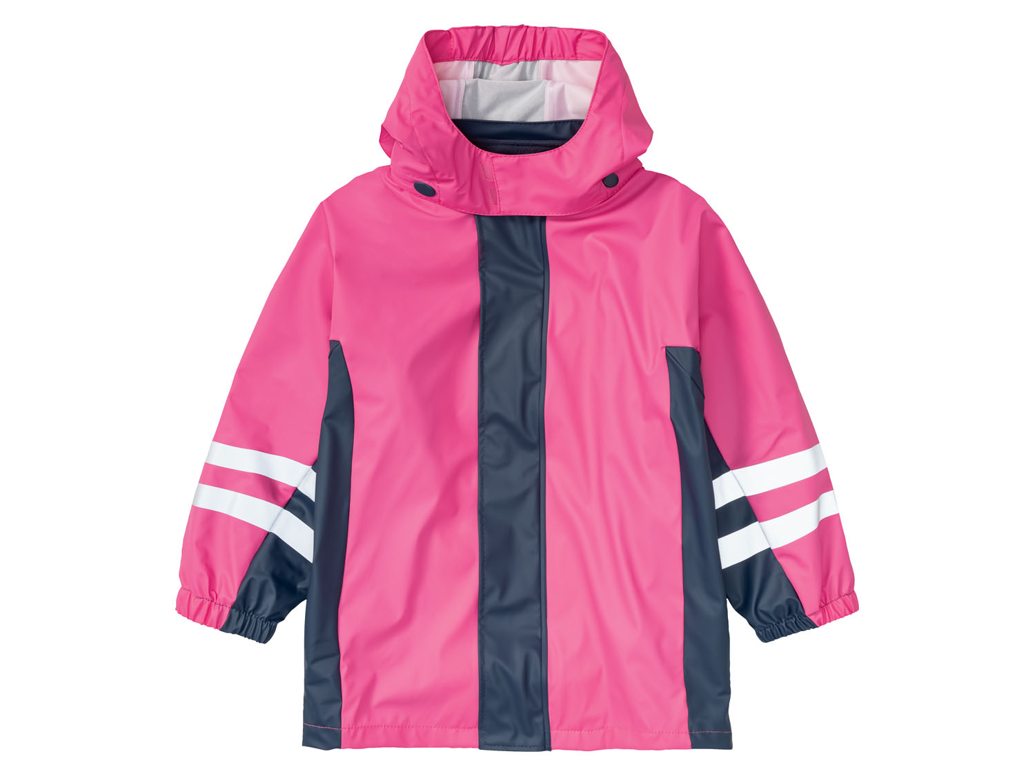 Playshoes Kleinkinder Regenjacke (marine/pink, 110/116) | 04251134301952
