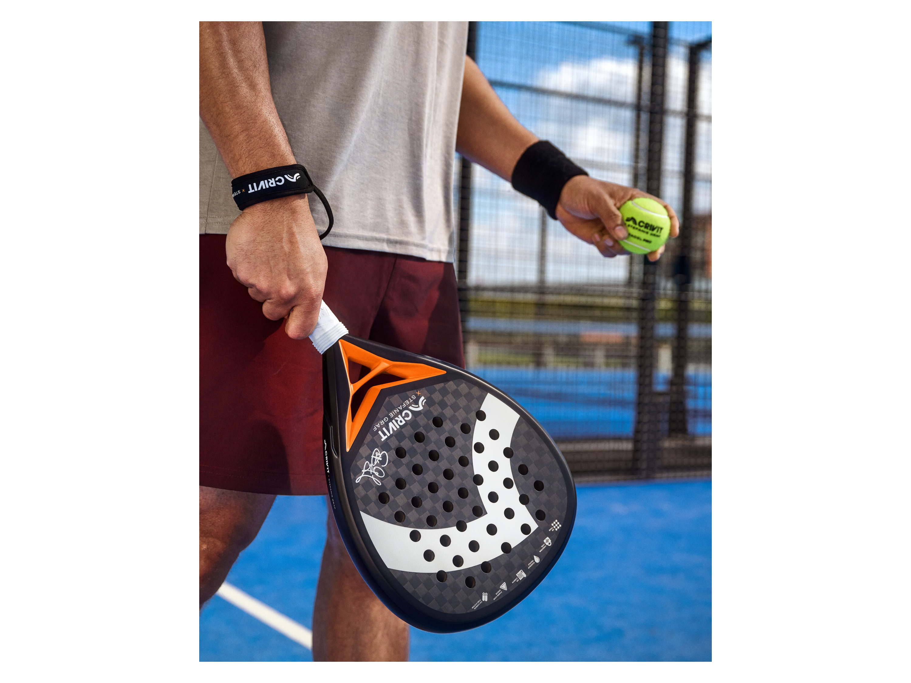 CRIVIT Padelschläger »12K Carbon PRO - Stefanie Graf« - 11