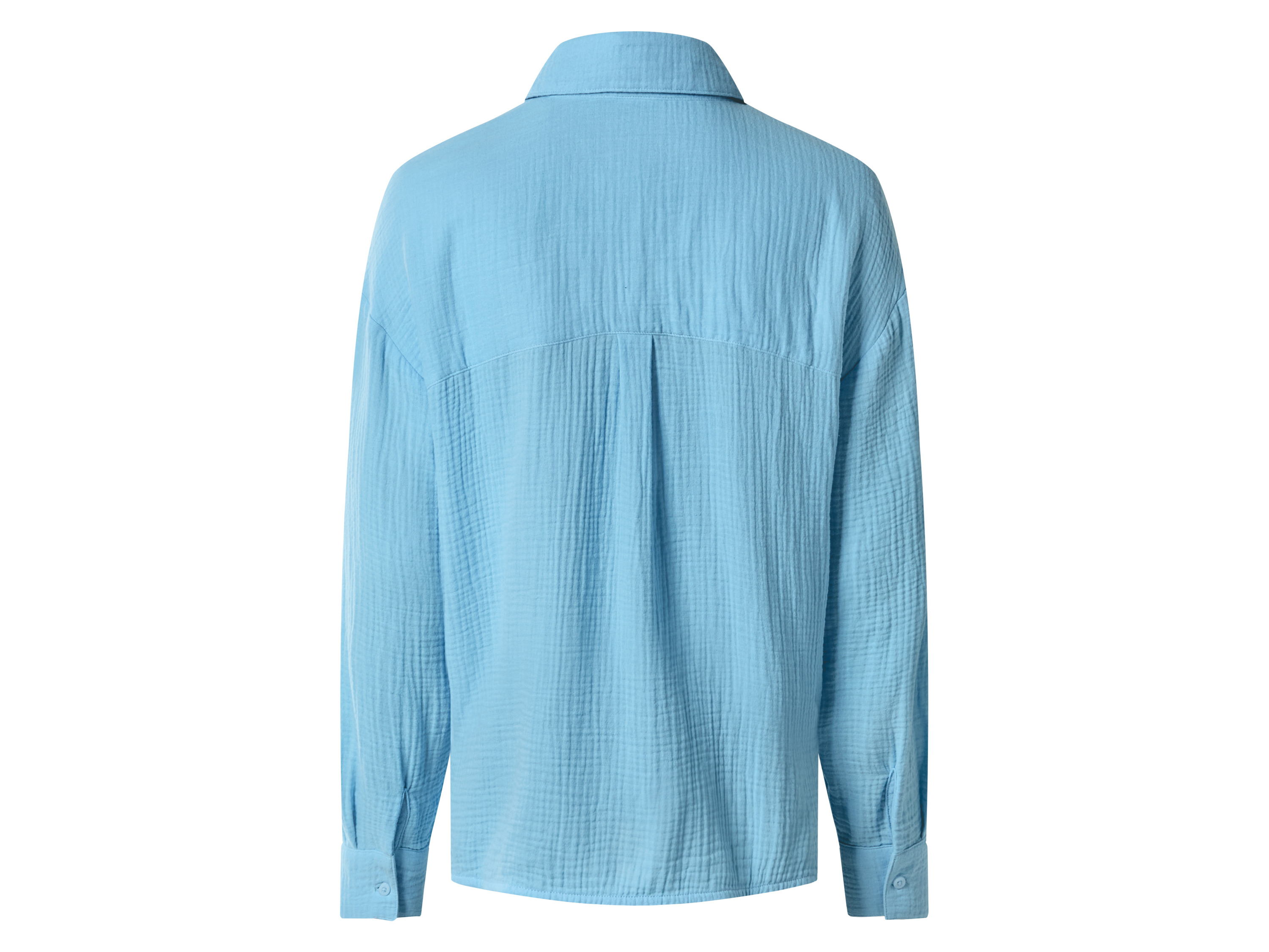 Thumbnail - esmara® Damen Bluse langarm Musselin (Blau, S(36/38))