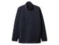 Dunkelblaue Sportjacke mit Reißverschluss und Stehkragen.