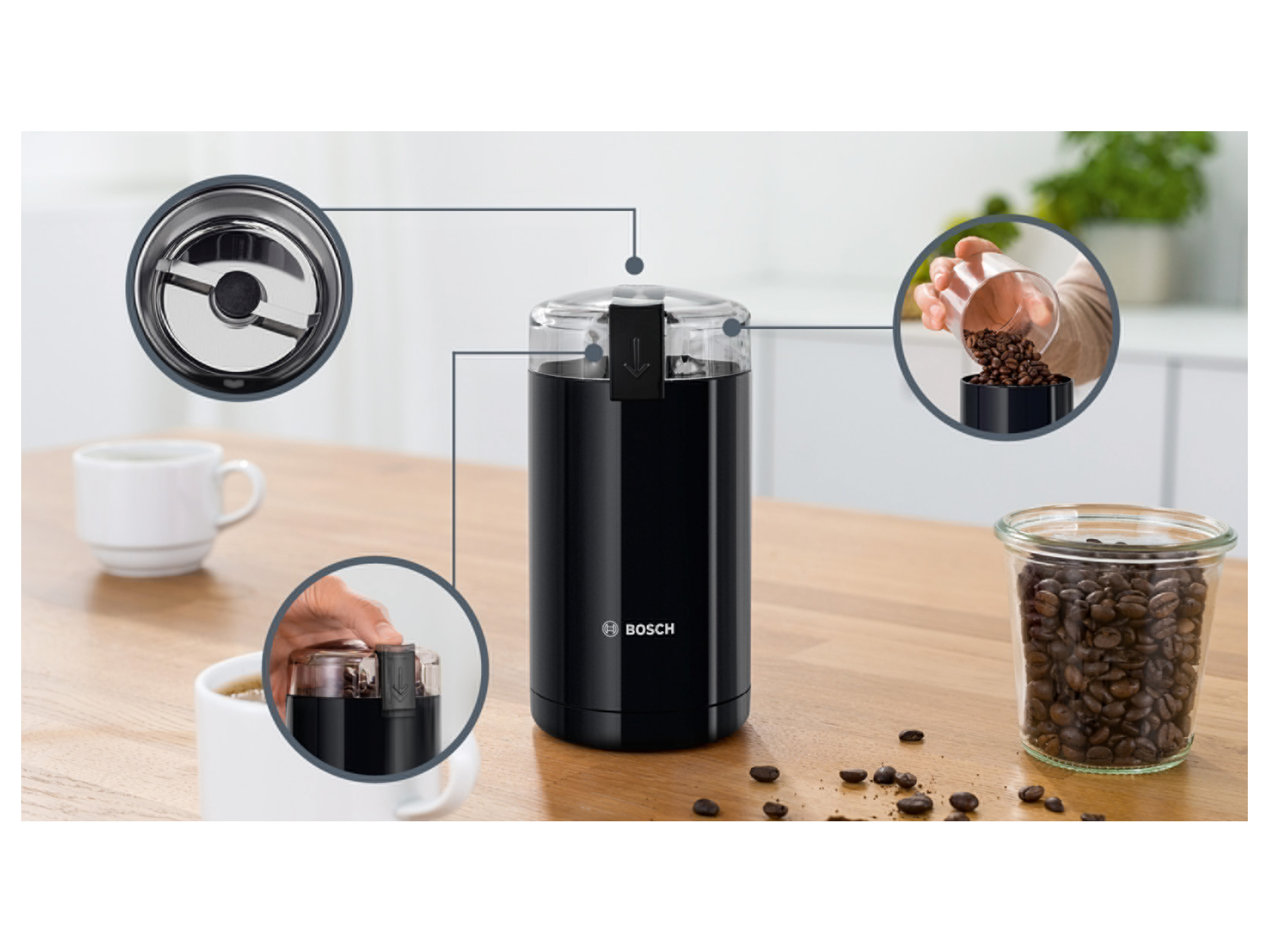 Thumbnail - BOSCH Kaffeemühle »TSM6A013B «, mit integrierter Sicherheitsfunktion