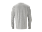 Graues Herren-Langarmshirt, Rückansicht