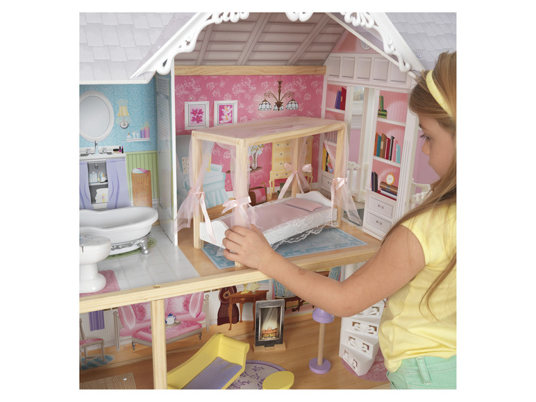 Gehe zu Vollbildansicht: KidKraft Puppenhaus »Kaylee«, 1,2 m, aus Holz, mit Aufzug - Bild 10