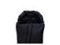 Schwarzer Babyschlafsack mit Fleecefutter