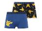 Zwei Kinder-Boxershorts mit Cartoon-Charakter-Prints und dem Text „PIKACHU!“ am Bund.