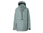 Hellblaue Herrenjacke mit Kapuze und Brusttasche