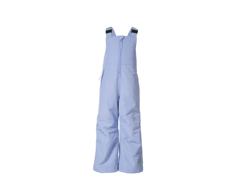 Kinder-Skioverall, hellblau, mit verstellbaren Trägern und Reißverschluss