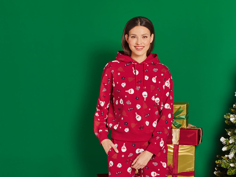 Gehe zu Vollbildansicht: esmara Damen Sweatpullover mit lustigen Weihnachtsmotiven - Bild 3