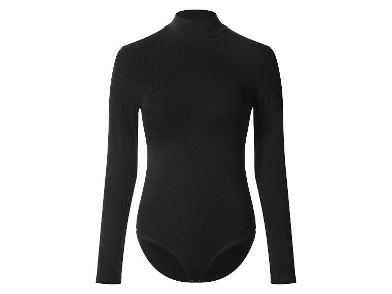 Damen Gerippter Langarmbody