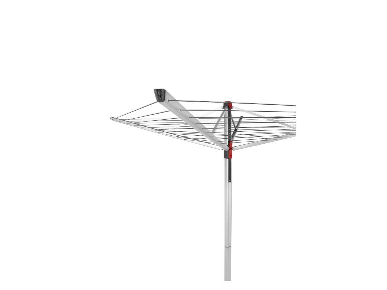 Ausziehbarer Wäscheständer für den Außenbereich mit Höhenverstellung