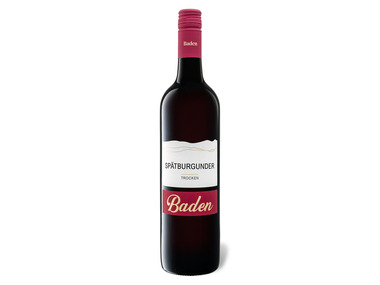 Spätburgunder Baden QbA trocken, Rotwein 2023