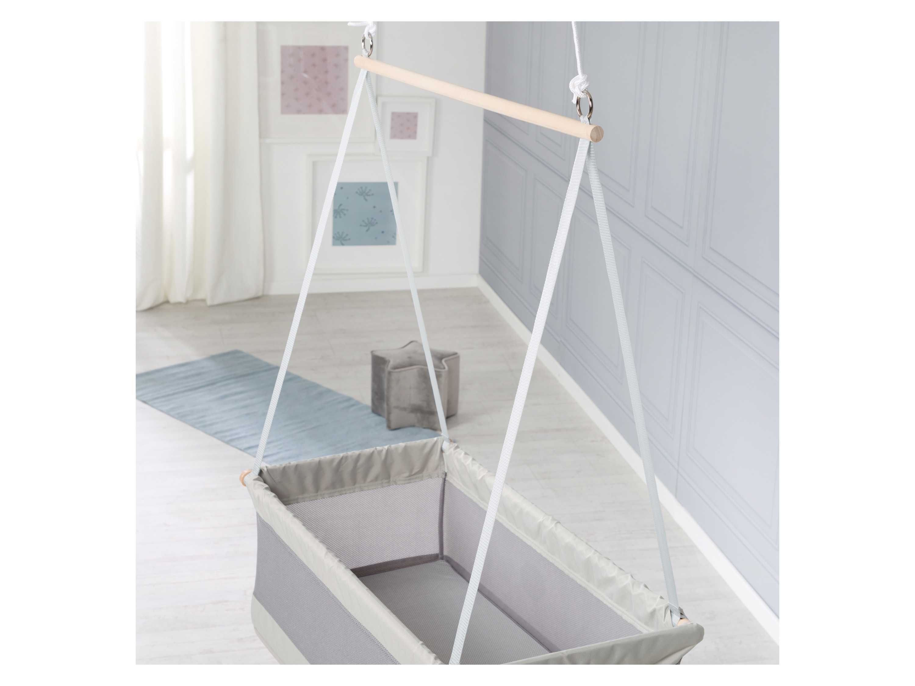 Thumbnail - roba Hängebettchen »Safe Asleep«, Befestigung an der Decke, ab der Geburt