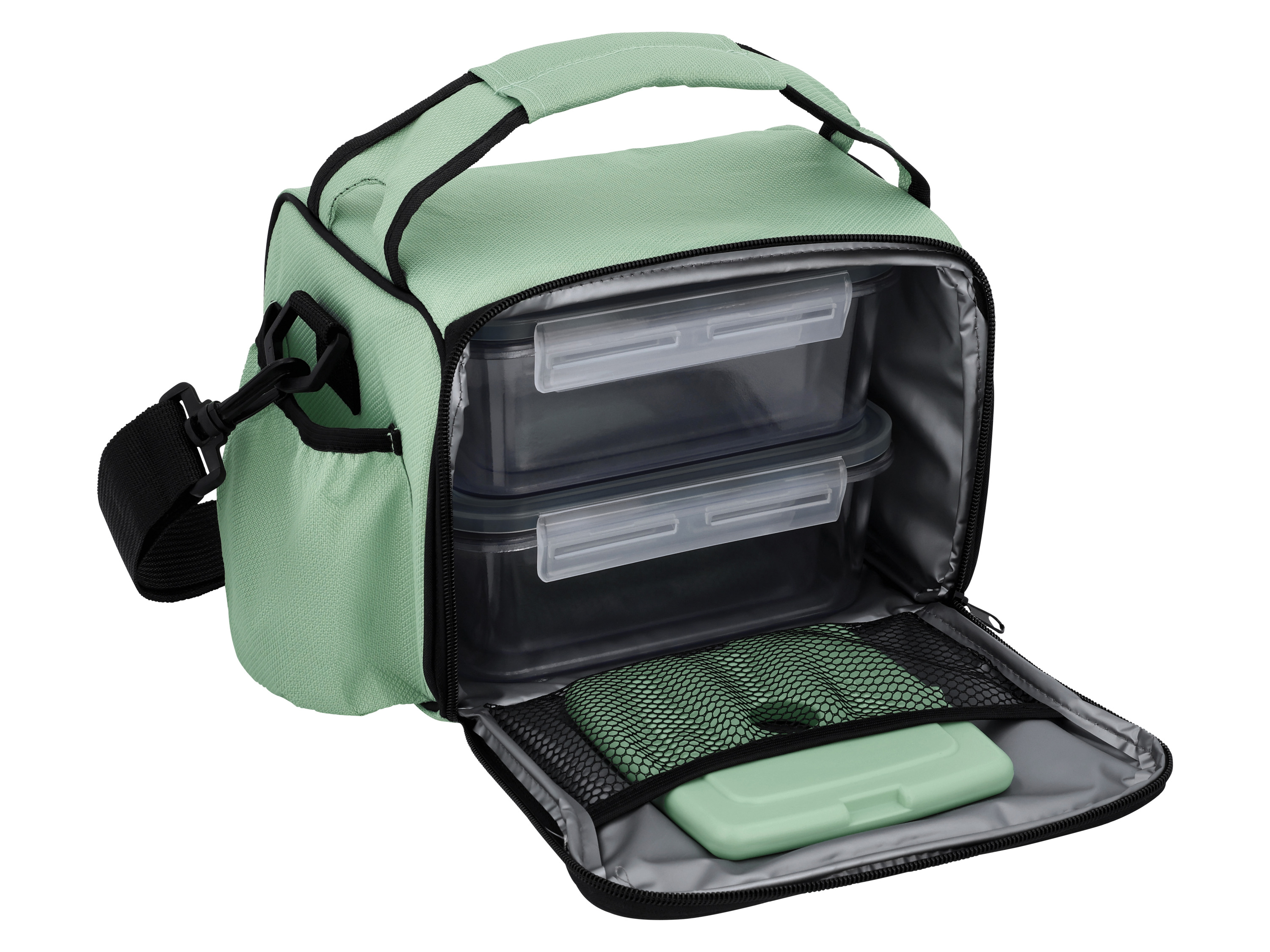 Thumbnail - SILVERCREST® Kühltasche mit Frischhaltedosen 4er (Mint)