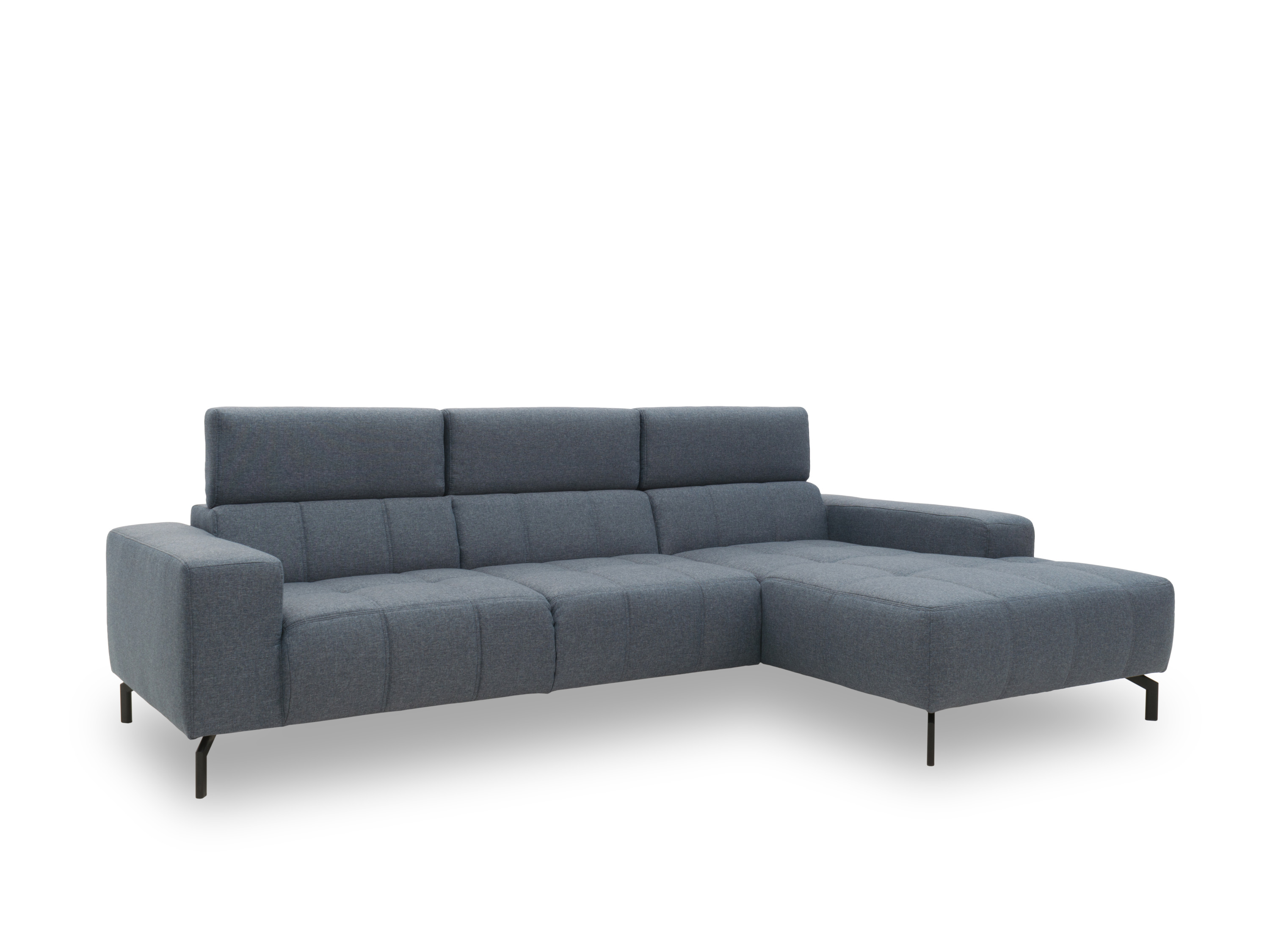 Thumbnail - Domo Sofa »Cunelli« mit Longchair (davorstehend rechts, 292x175cm, Blau)