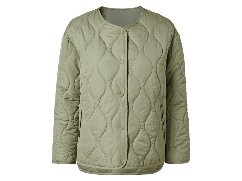 Damen Steppjacke in Salbeigrün.
