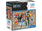 500-Teile-Puzzle von One Piece mit Anime-Charakteren vor einer Karte.