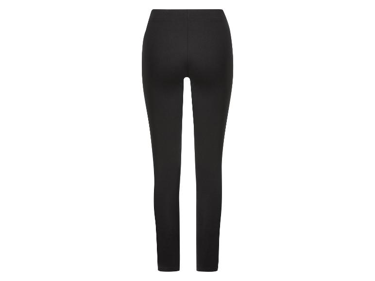 Schwarze Damen-Leggings, Rückansicht