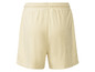 Beige Shorts aus Frottee.
