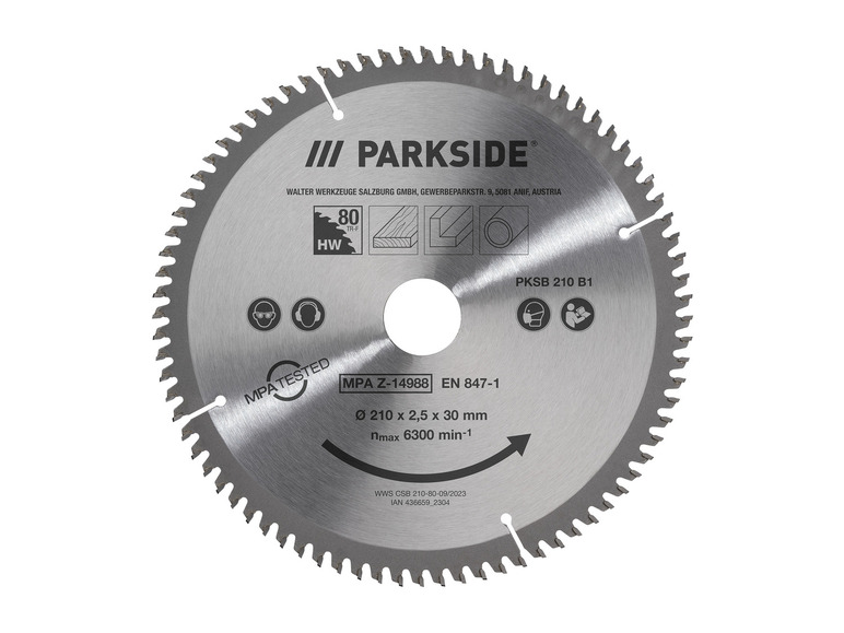 Gehe zu Vollbildansicht: PARKSIDE® Kreissägeblatt »PKSB 210 B1«, 210 mm - Bild 5