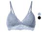 Hellblauer Spitzen-Bralette-BH mit Farboptionen.
