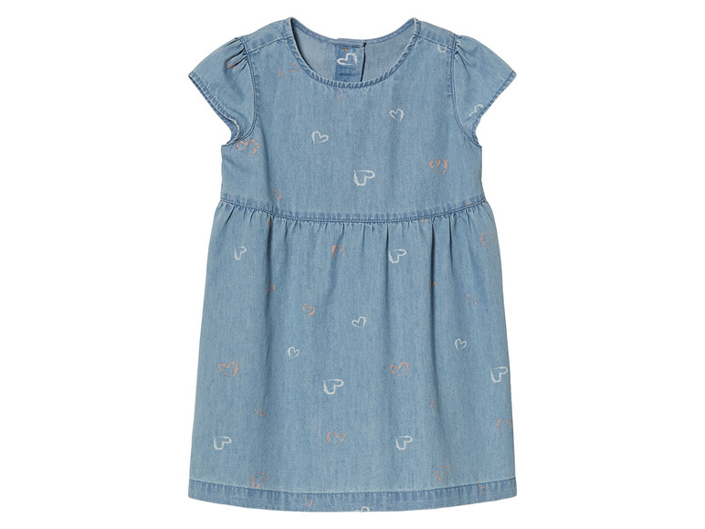 Gehe zu Vollbildansicht: lupilu® Kleinkind Denim Kleid aus reiner Baumwolle - Bild 6