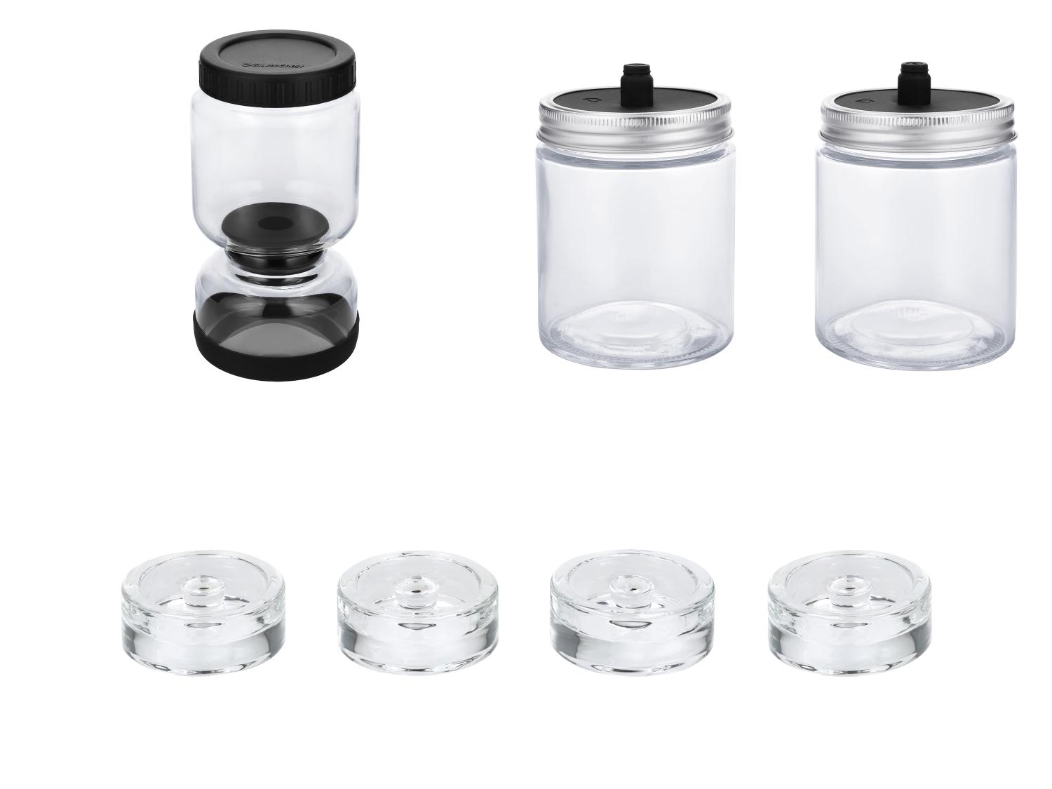 SILVERCREST® Flip-Einmachglas / Fermentationsgläser / Glasgewichte