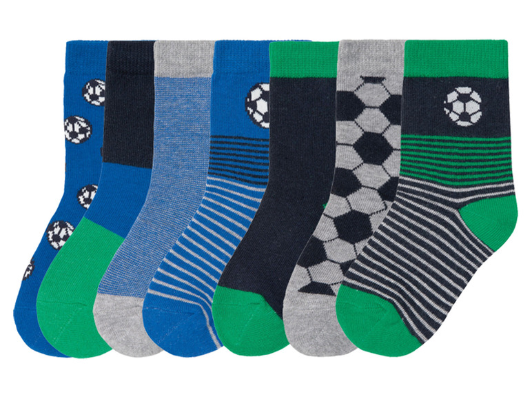 Gehe zu Vollbildansicht: lupilu Kleinkinder Jungen Socken, 7 Paar, mit Bio-Baumwolle - Bild 11