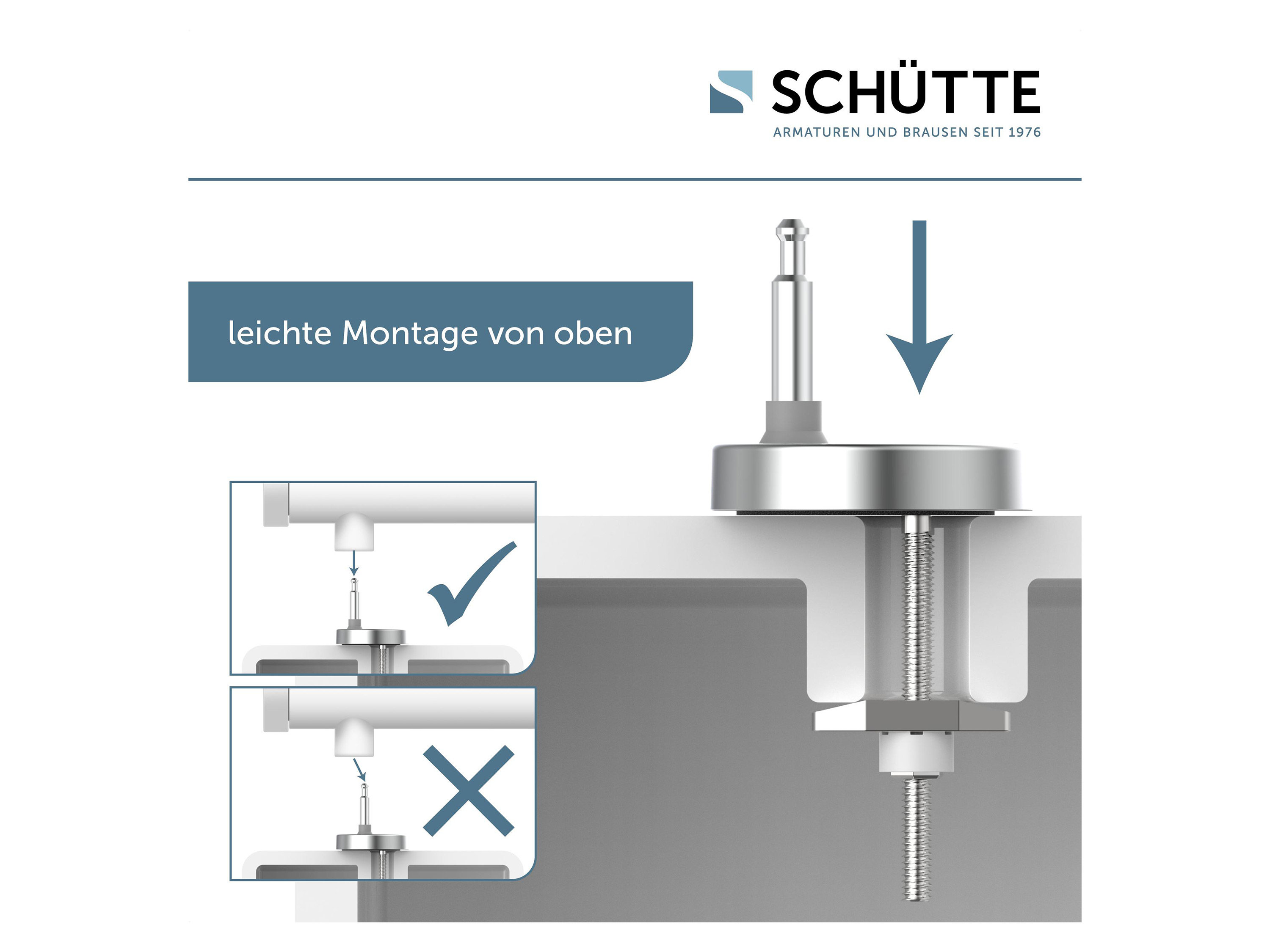 Schütte WC-Sitz Water Lily, Duroplast, mit Absenkautomatik und Schnellverschluss, High Gloss – Bild 4 von 4