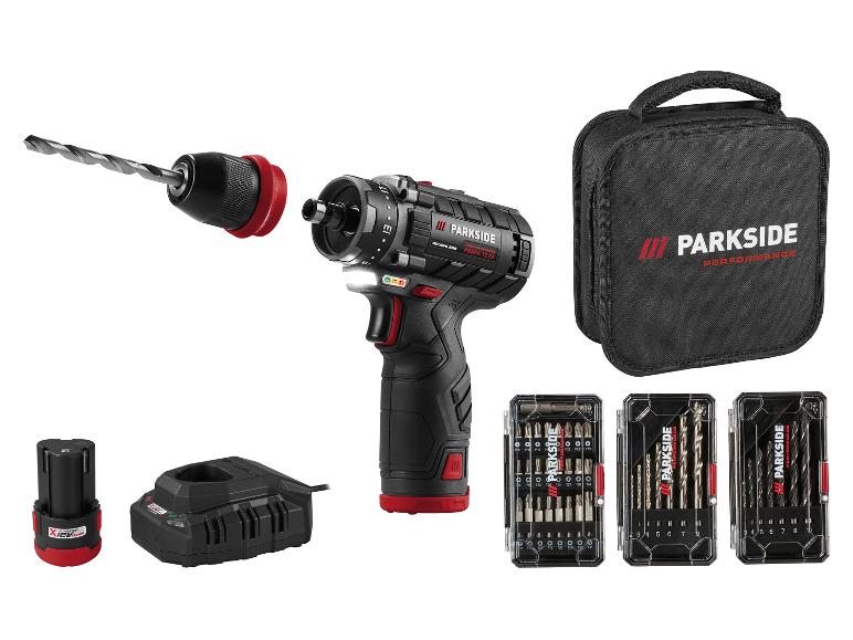 PARKSIDE PERFORMANCE® 12 V Akku-Bohrschrauber-Starterset mit Zubehör