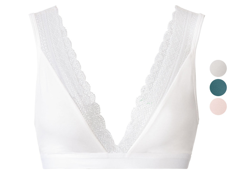 Gehe zu Vollbildansicht: esmara® Damen Bralette, ohne Bügel, mit Spitze - Bild 1