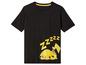 Ein schwarzes T-Shirt mit Pikachu