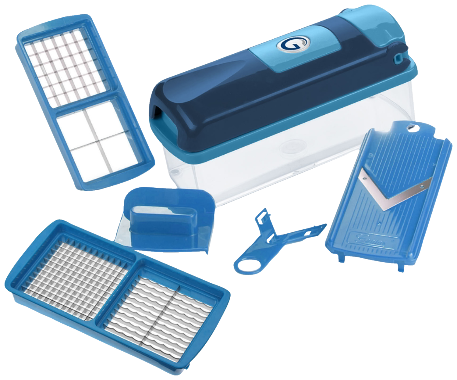 GENIUS NICER DICER Smart, Set 6-teilig (Blau)""