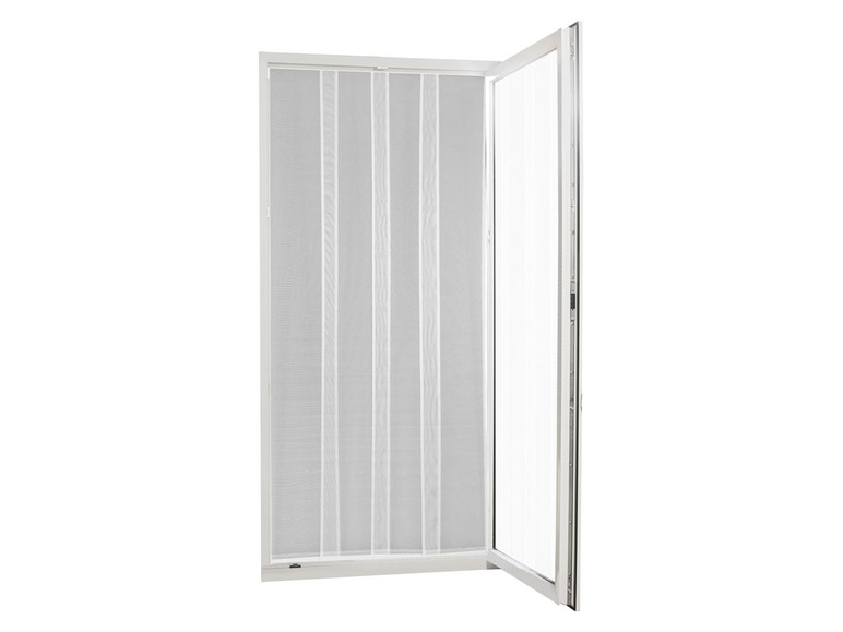 Gehe zu Vollbildansicht: LIVARNO home Insektenschutz-Vorhang, mit Lamellen, für Türen, weiß, 2er Set - Bild 3