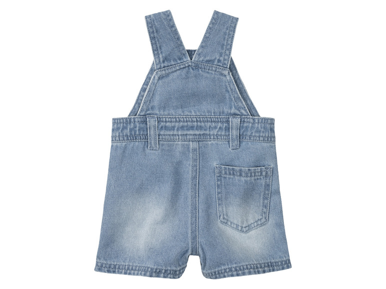 Gehe zu Vollbildansicht: lupilu® Baby Jeans-Latzhose aus reiner Baumwolle - Bild 3