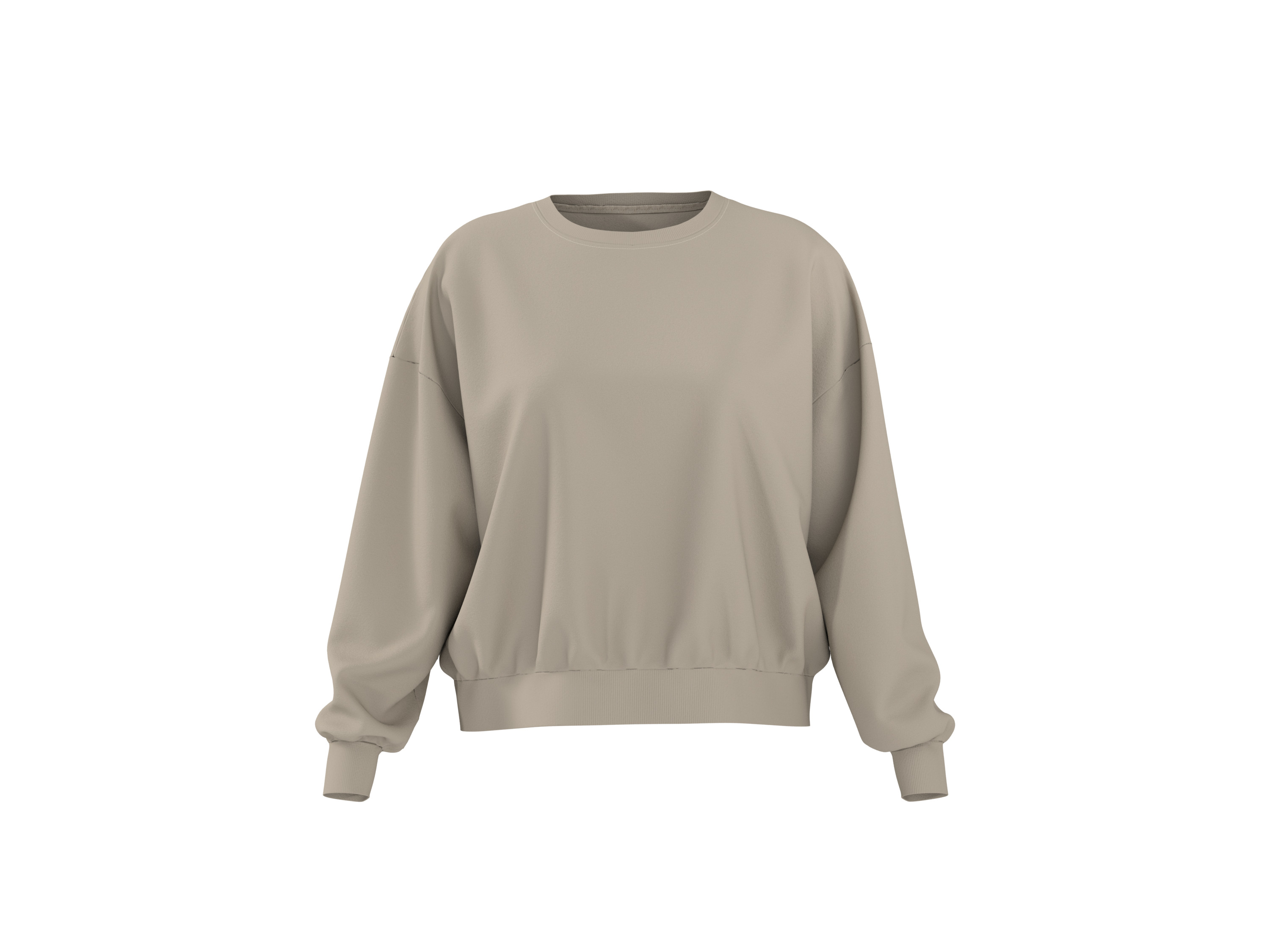 ESMARA® Damen Sweatpullover (Beige, XS(32/34))