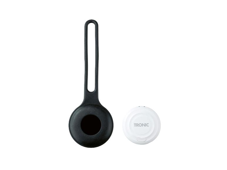 Schwarzes LED-Sicherheitslicht und weißes LED-Sicherheitslicht mit dem Text „TRONIC“.