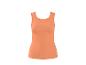 Damen-Rippstrick-Tanktop in Pfirsichfarbe