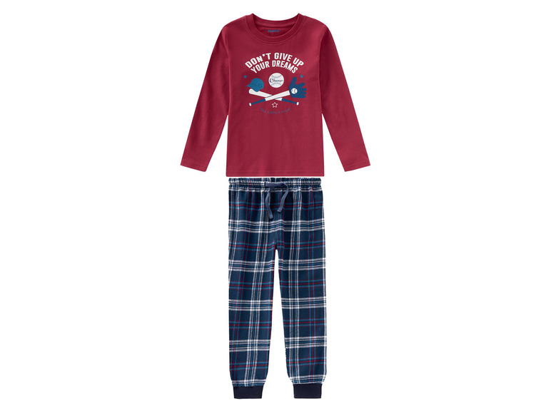 Gehe zu Vollbildansicht: lupilu Kleinkinder Jungen Pyjama, mit Baumwolle - Bild 8