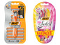 Rasierer von Bic für Männer und Frauen, darunter Bic 3 Hybrid Extra Life und Bic Miss Soleil Farbkollektion.