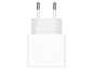 Ein weißes Apple USB-C Ladegerät.