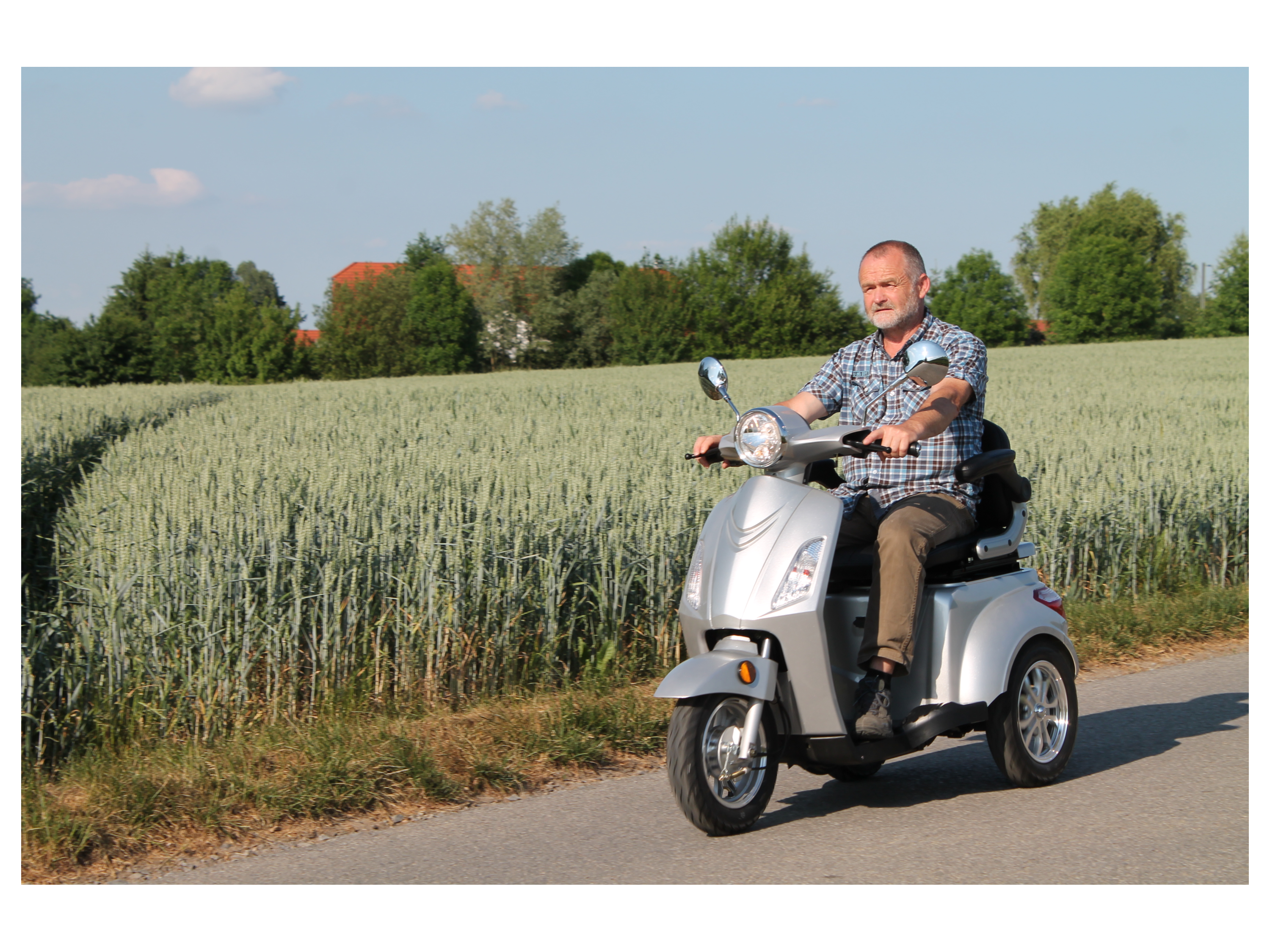 Thumbnail - Nova Motors Elektromobil Bendi Li (1 Akkupack, Silber)