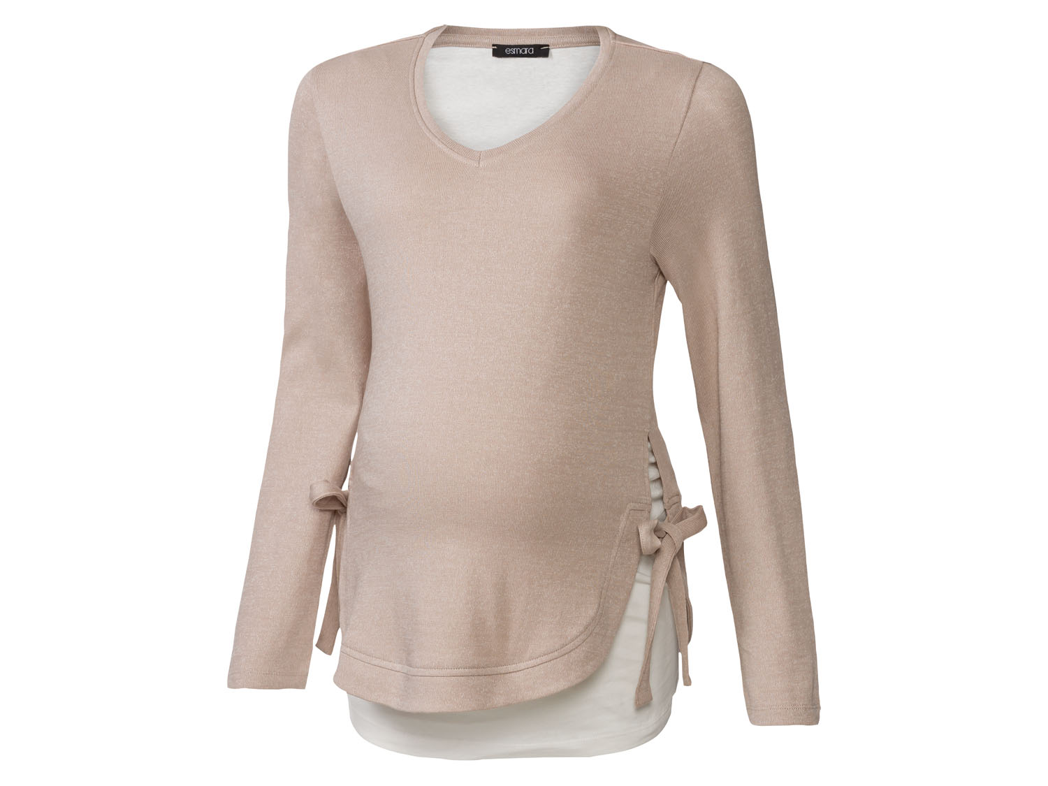 esmara® Damen Pullover Umstand (Beige, M(40/42)) | 04055332059567