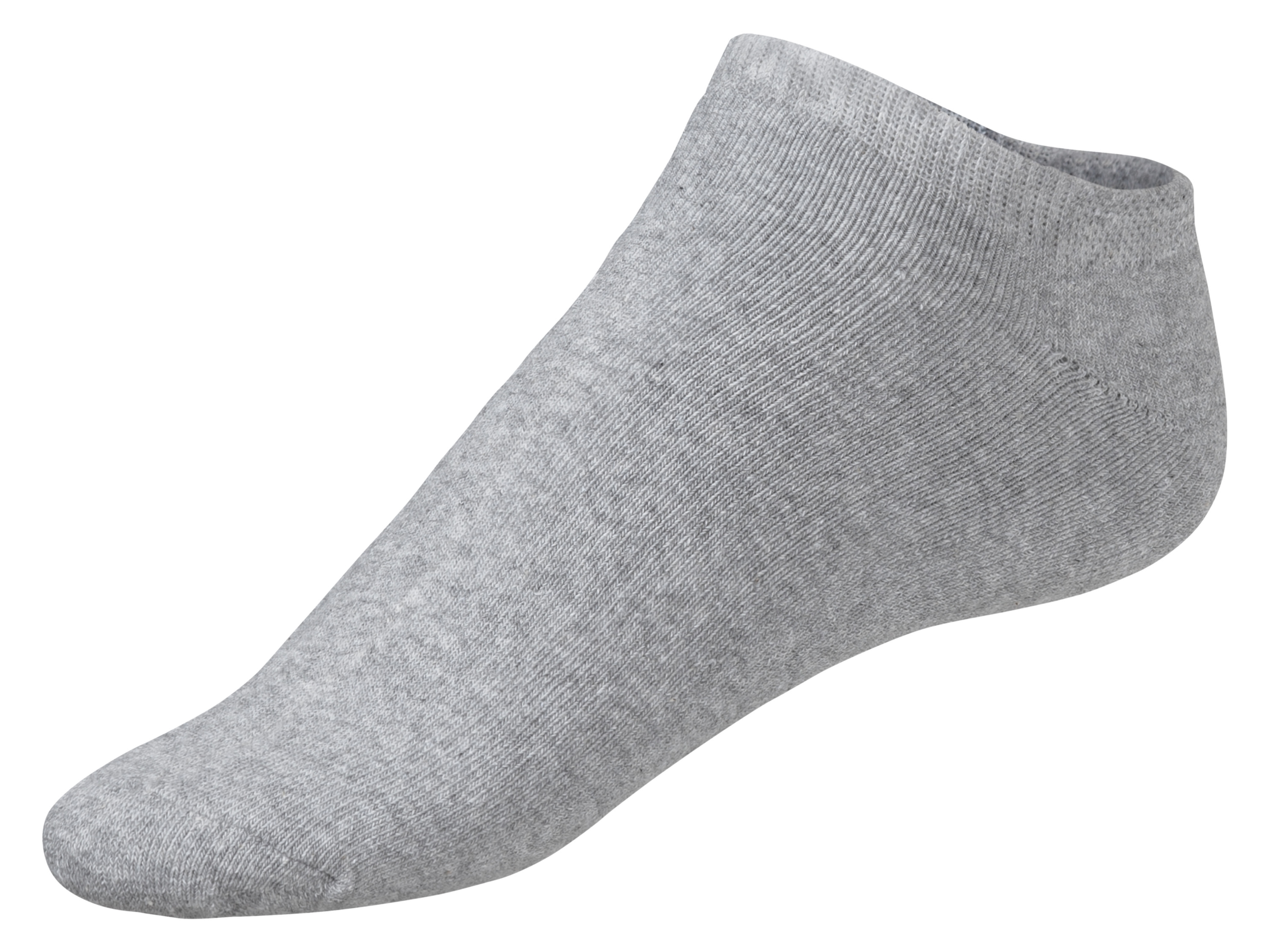 Thumbnail - LIVERGY® Herren Sneakersocken 5 Paar (39-42, weiß/grau/navy)
