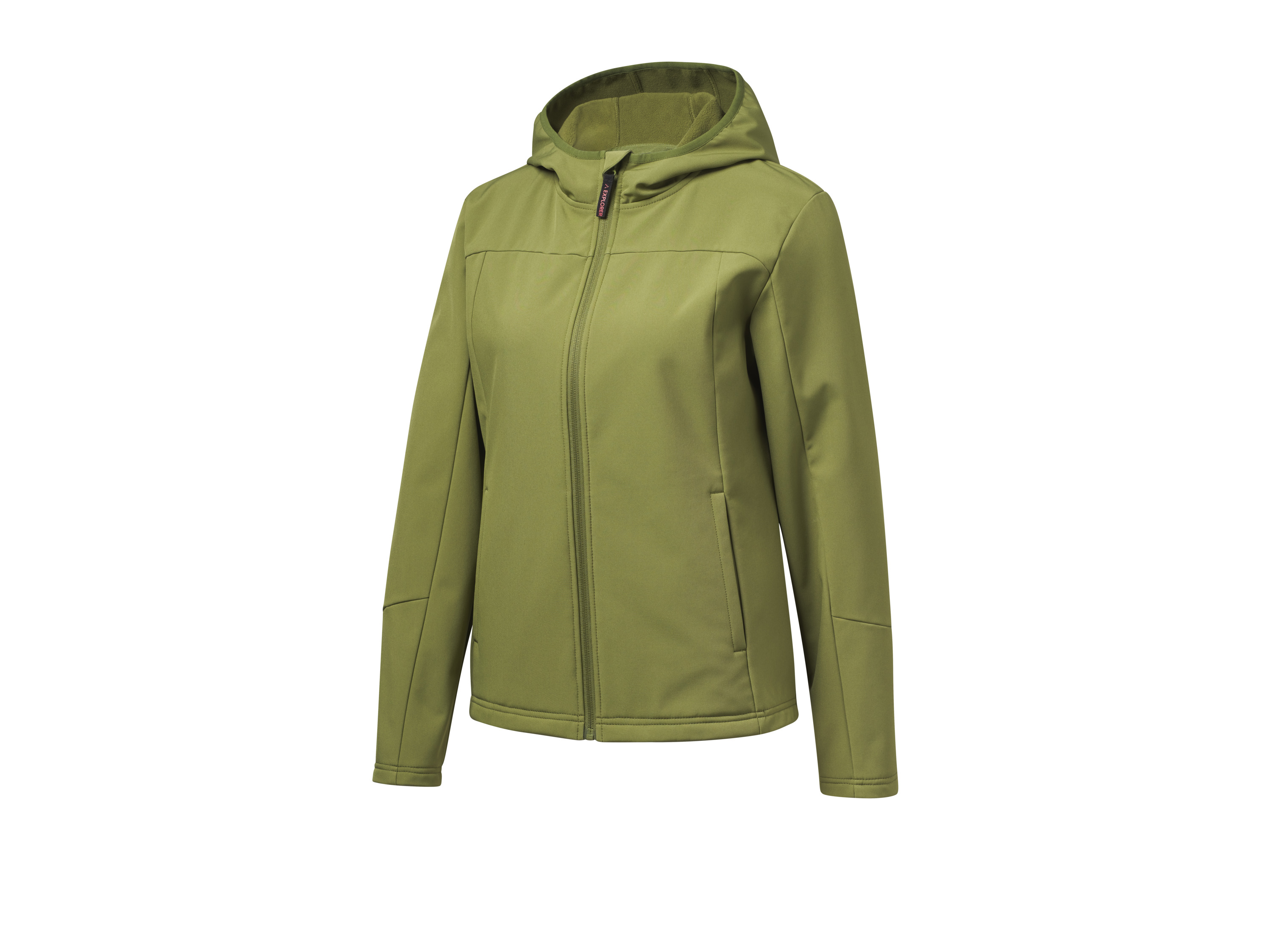 CRIVIT Damen Jacke Softshell Thermo Outdoor (Grün, M(40/42))““ | schwarz Muster: – Detail: durchgehender Reißverschluss mit Kinnschutz seitliche Eingrifftaschen Funktion: wasserabweisend Schnitt: – Kragenform: – Kapuze: ja Material: Obermaterial außen: Polyester recycelt, 8 % Elasthan Lycra® Obermaterial innen: Polyester recycelt Pflegehinweis: waschen bei max. 40 °C Pflegeleicht nicht bleichen nicht im Wäschetrockner trocknen bügeln bis 110 °C Stufe 1. Kein Bügeln mit Dampf nicht trockenreinigen Größe: XS 32/34 – L 44/46 Meine Lidl-Größe – so einfach gehts Einfach den Lidl-Größenrechner besuchen. Für deine Personengruppe und Produktgruppe die gemessenen Körpermaße eintragen und dann den Berechnen-Button betätigen. Schon wird dir deine Größe angezeigt. Oeko-Tex® Standard 100 Geprüft auf Schadstoffe Zertifizierungsnummer: 21.Hbd.68882 Hohenstein Htti Standard 100 by Oeko-Tex® ist die weltweit bekannteste, unabhängige Zertifizierung schadstoffgeprüfter Textil- und Lederprodukte aller Art – vom Garn und den Stoffen bis hin zum gebrauchsfertigen Artikel. Das Label bestätigt