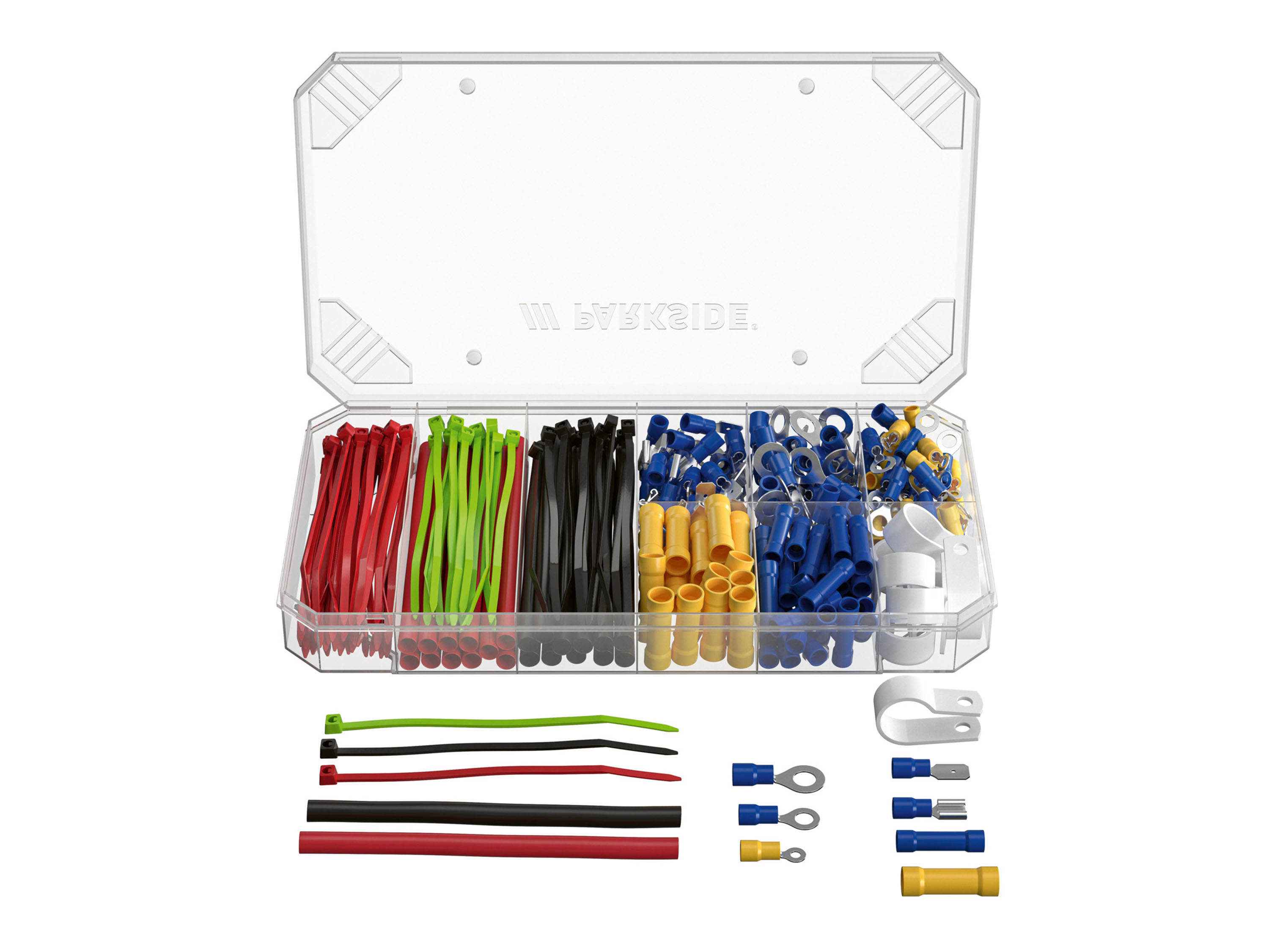 PARKSIDE® Kleinteileset Niedervolt (Kabel-Stecker-Kabelklemme Set)““ | 5–2