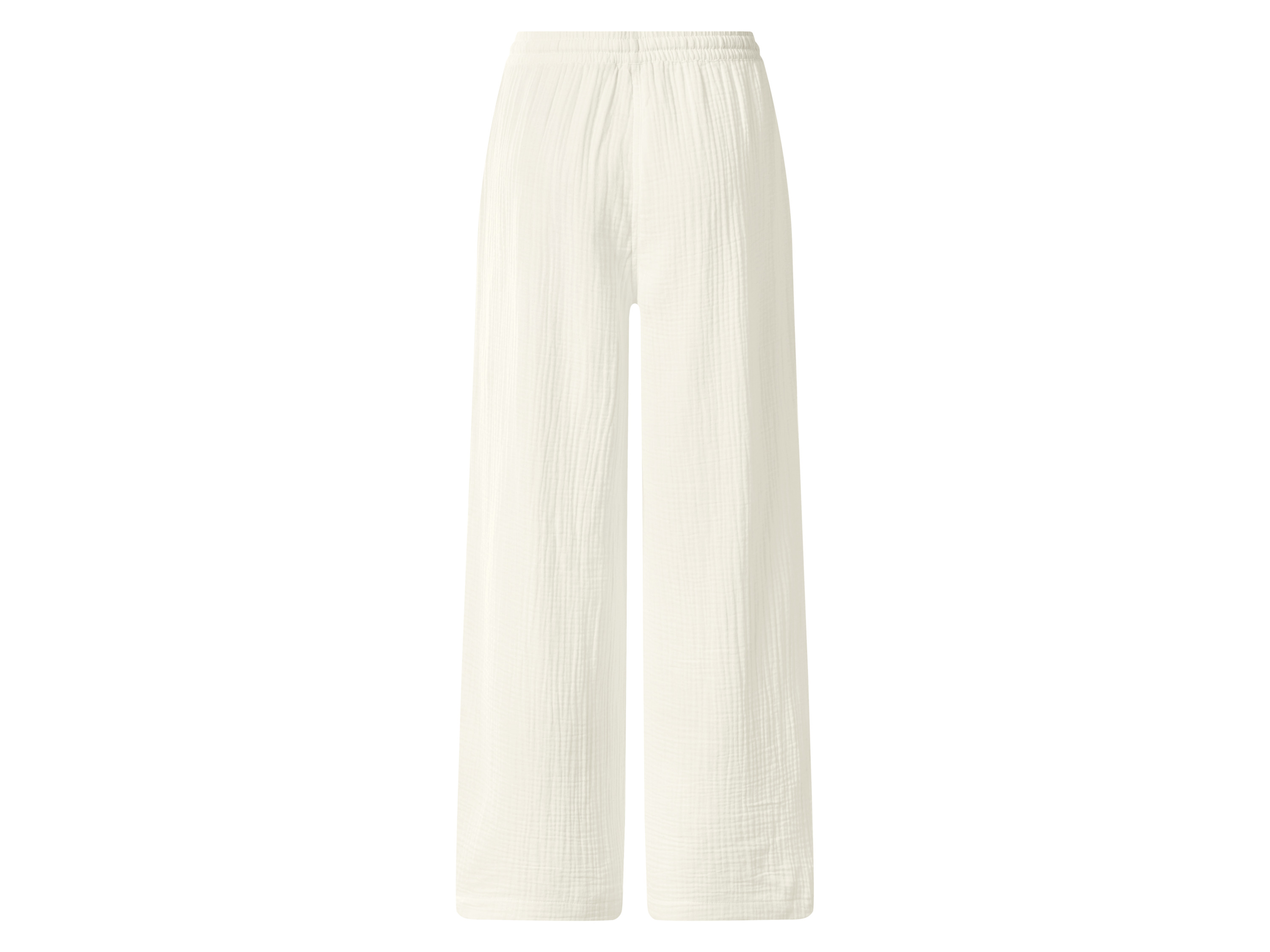 ESMARA® Damen Musselin-Hose (Weiß, L(44/46)) – Bild 3 von 4